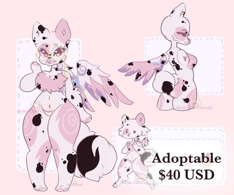 Angel Dog Base By PeachyPop